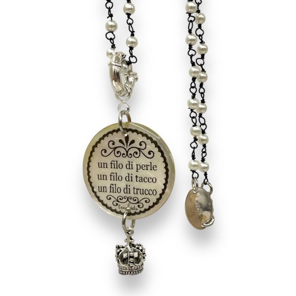 Collana  perle “un filo di Perle, un filo di Trucco, un filo di Tacco”