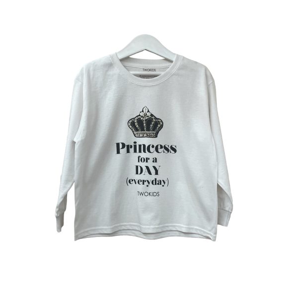 T-shirt bimba “Princess for a day (everyday)”