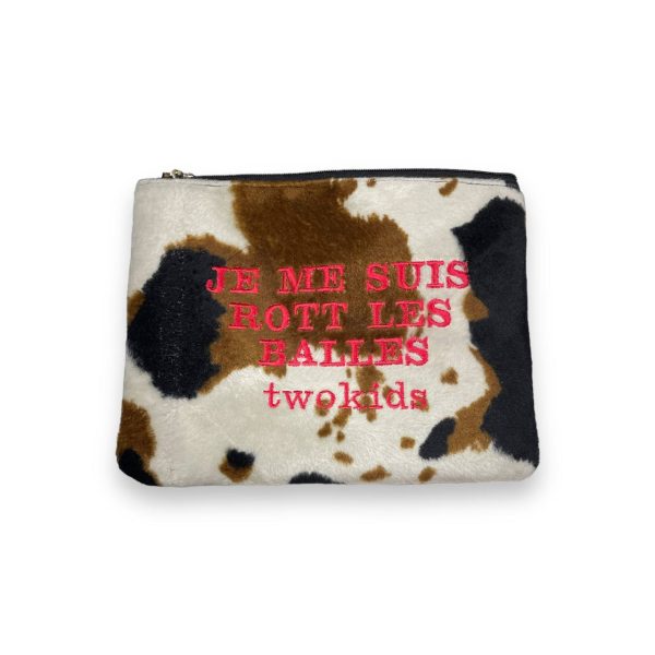 Pochette animalier “Je me suis rott le balles”