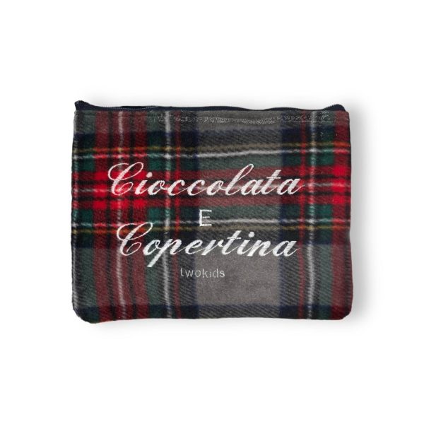Pochette tartan “Cioccolato e Copertina”