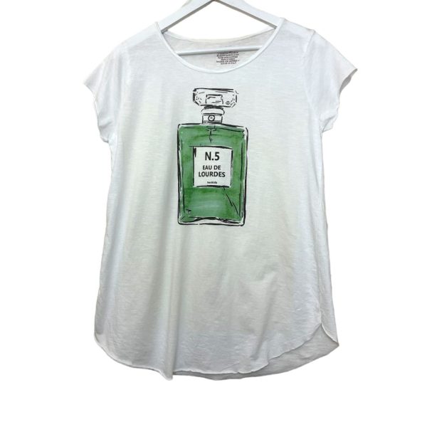 T-shirt EAU DE LOURDES verde