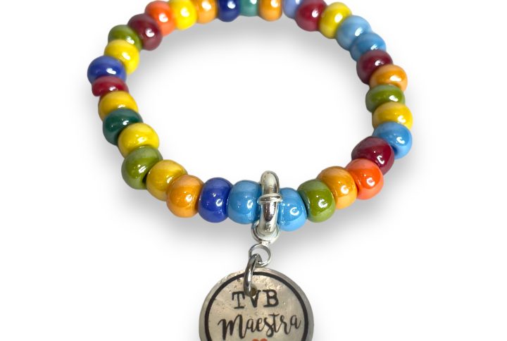 Bracciale murrine e madreperla Grazie Maestra