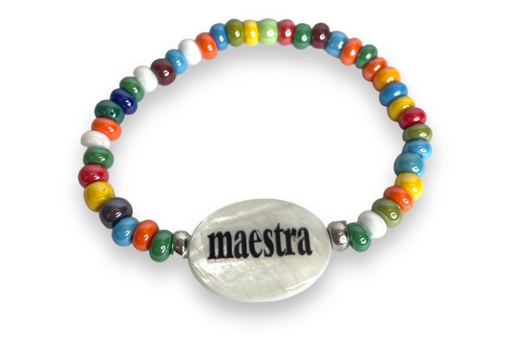 bracciale murrine e madreperla