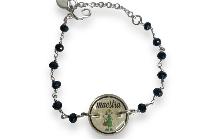 Bracciale cristallo e madreperla