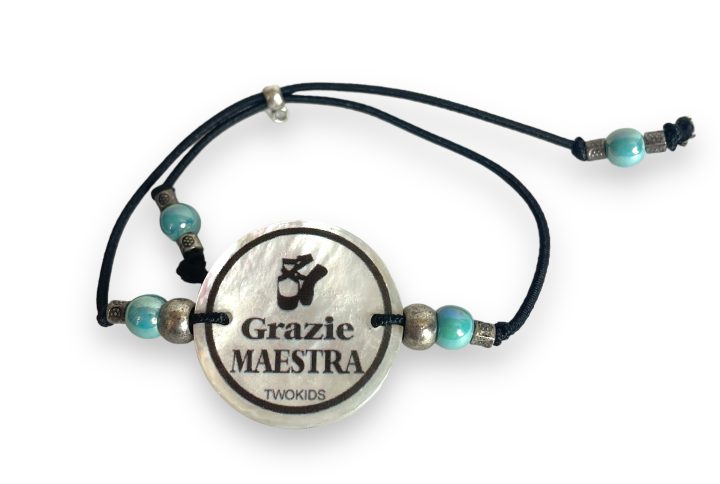 bracciale grazie maestra danza