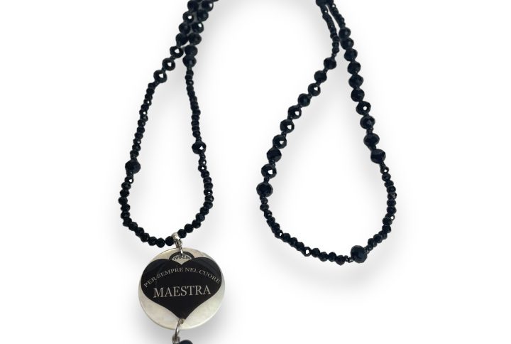 Collana Maestra cristallo e Madreperla