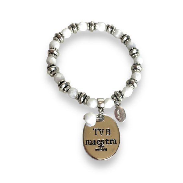 Bracciale bianco TVB MAESTRA