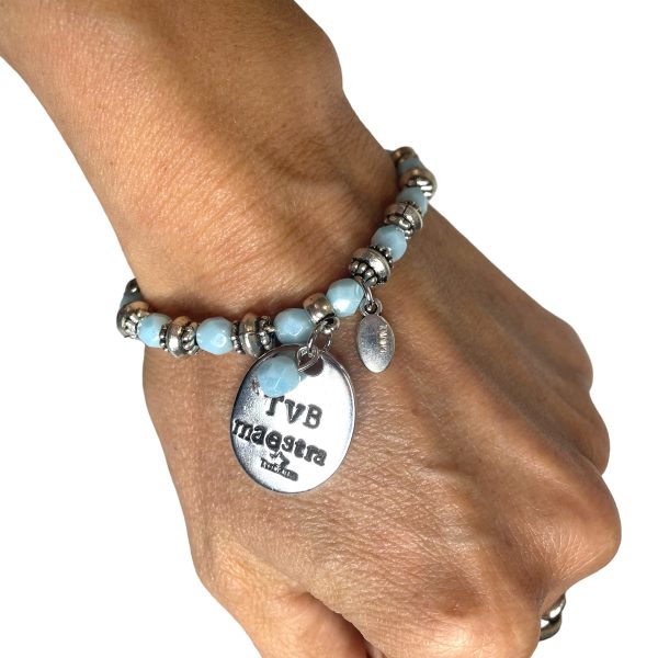 Bracciale azzurro TVB MAESTRA