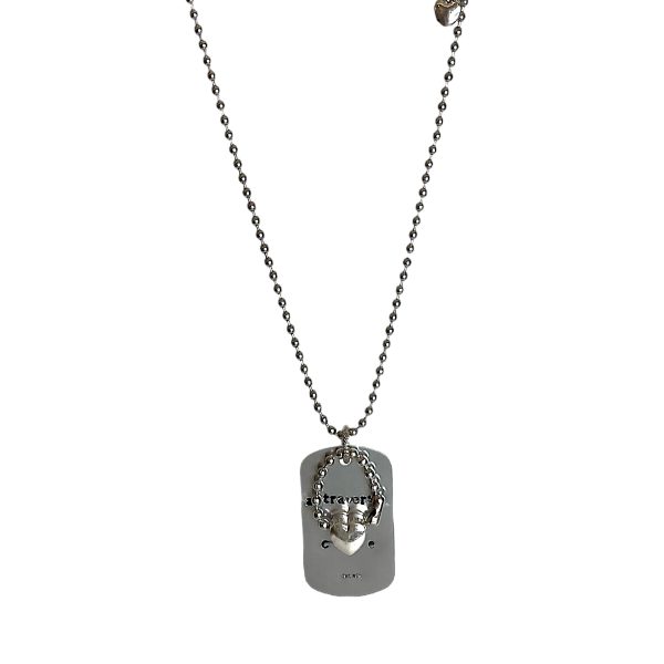 Collana girocollo “Attraverso il cuore”