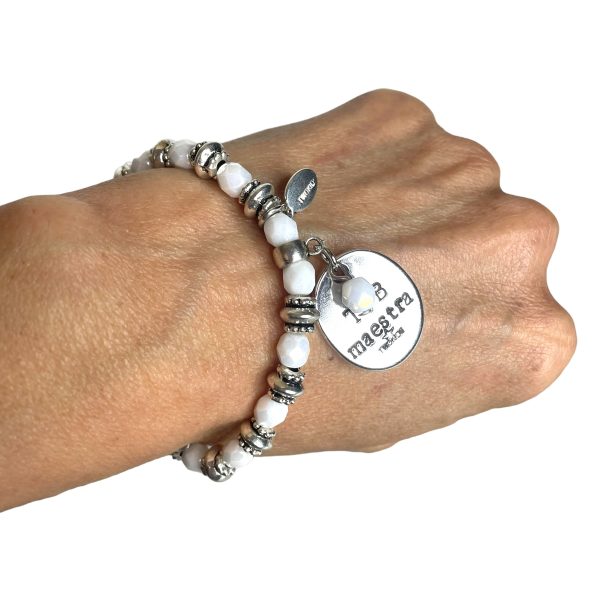 Bracciale bianco TVB MAESTRA