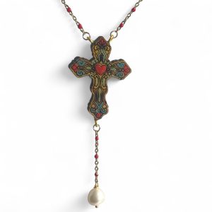 collana croce rossa