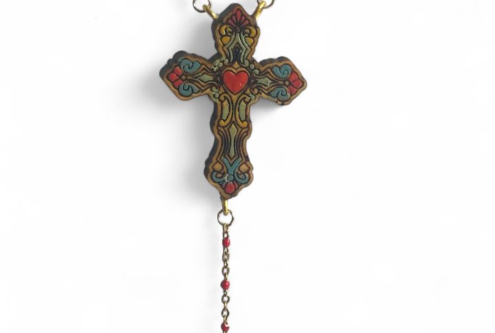 collana croce rossa