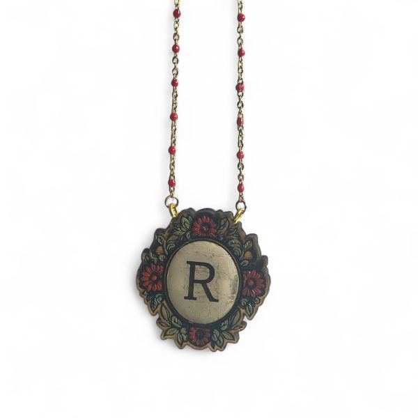 Girocollo Monogram Rosso “Riciclo Prezioso”